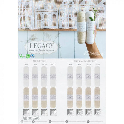 Scheepjes Legacy Natural Cotton no. 08 - 089 (Off White)