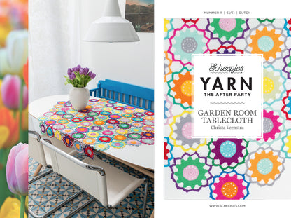 Scheepjes Yarn The After Party no. 11 - Garden Room Tablecloth (booklet) - (Crochet)