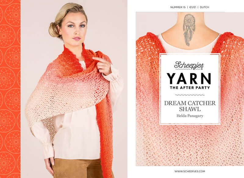 Scheepjes Yarn The After Party no. 15 - Dream Catcher Shawl (booklet) - (Crochet)