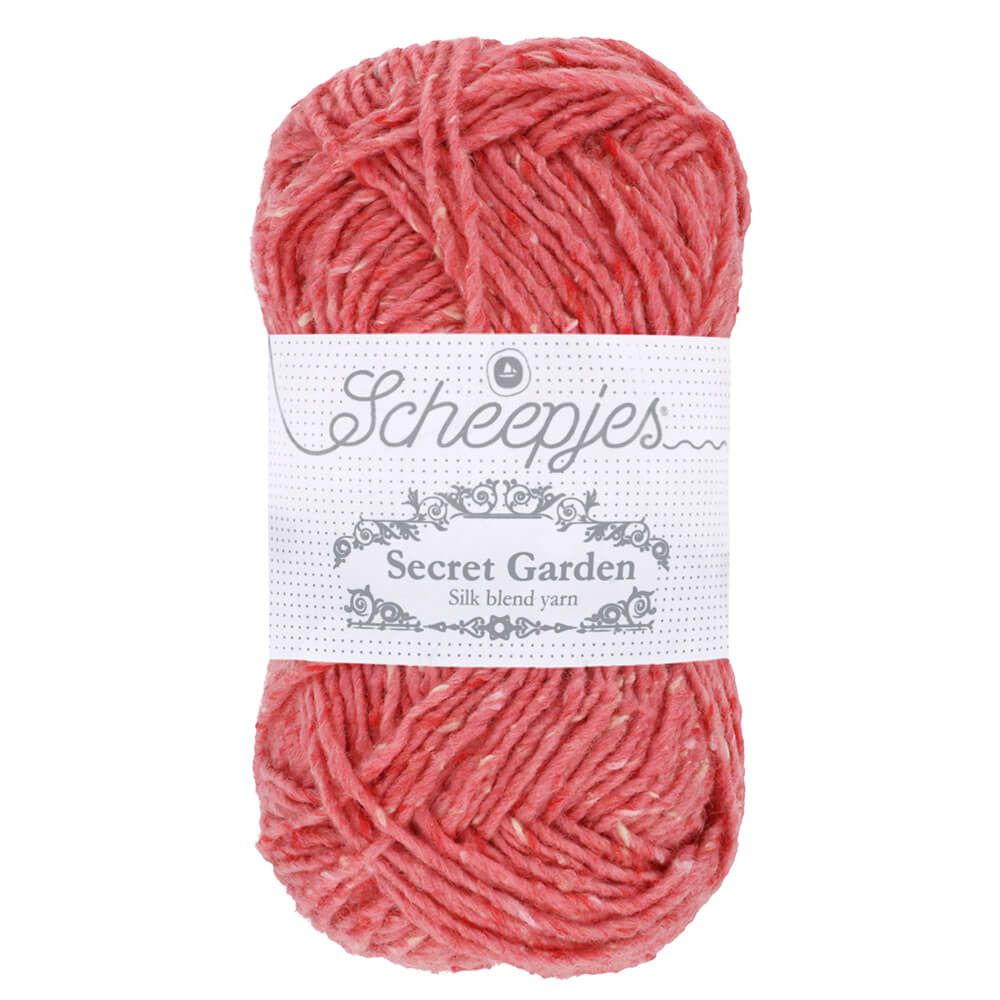Fil Scheepjes Secret Garden 50g - 60% Polyester, 20% Soie, 20% Coton - DK 93m - Coloris Lily Pond