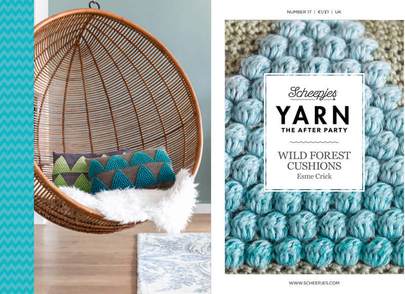 Scheepjes Yarn The After Party no. 17 - Wild Forest Cushions (booklet) - (Crochet)