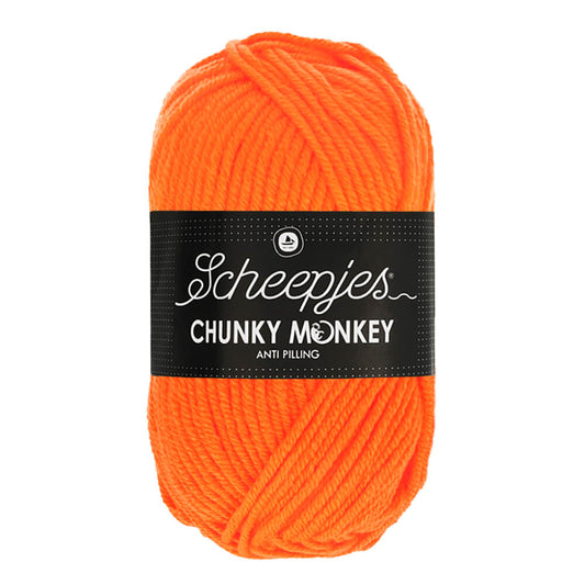 Scheepjes Chunky Monkey - 1256 Neon Orange