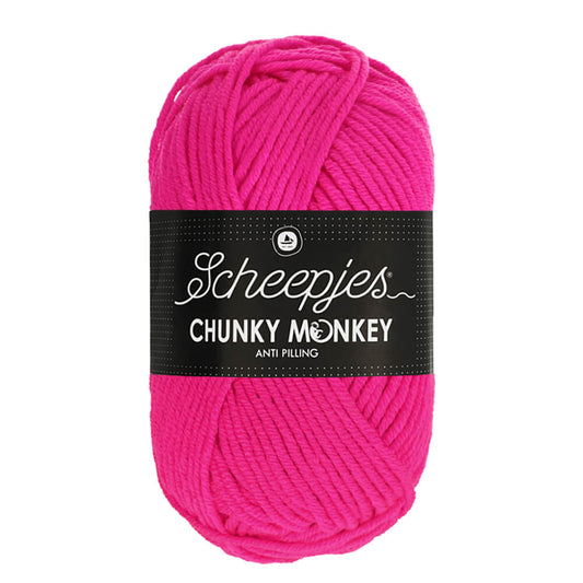 Scheepjes Chunky Monkey - 1257 Hot Pink