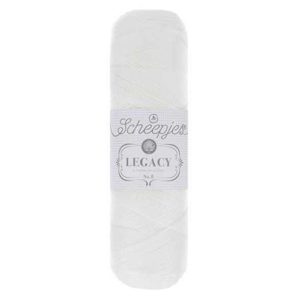 Scheepjes Legacy Mercerised Cotton no. 08 - 009 (White)