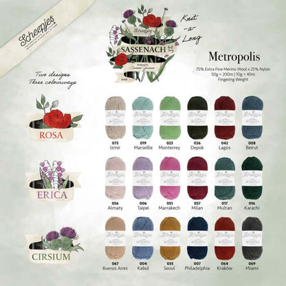 Scheepjes KAL 2022 - Sassenach - Cirsium (Metropolis Yarn Pack)