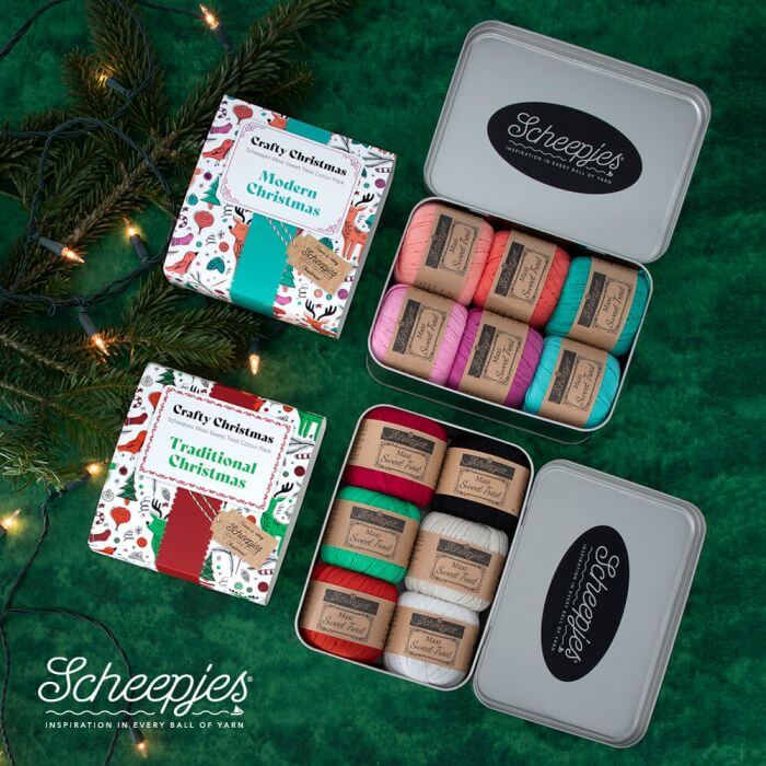 Scheepjes Crafty Christmas Maxi Sweet Treat Colour Pack - Traditional