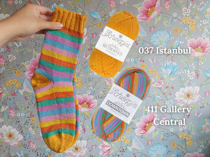 Scheepjes Summer Sock - A - Long (EU sizes 39/41, 42/43, 44/45 & 46/47)