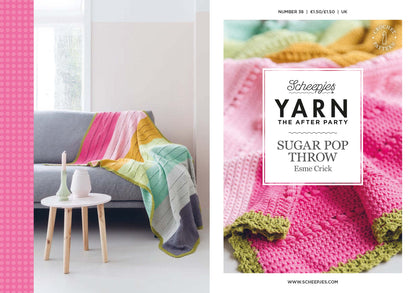 Scheepjes Yarn The After Party no. 38 - Sugar Pop Throw (booklet) - (Crochet)