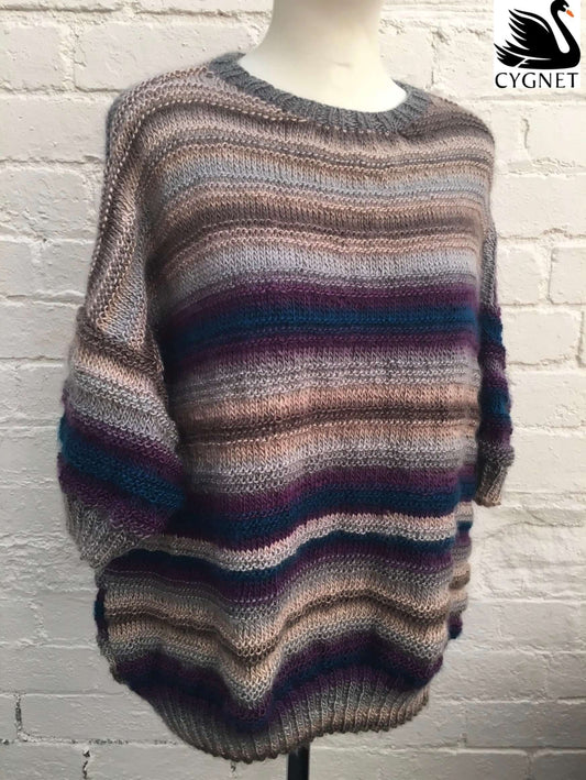 Cygnet Boho Spirit - Chic Slouchy Sweater (Knit)
