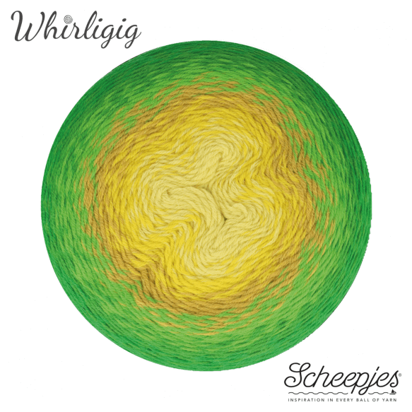 Scheepjes Whirligig - 206 Green To Ochre