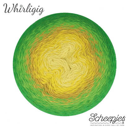Scheepjes Whirligig - 206 Green To Ochre