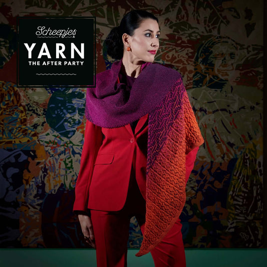 Scheepjes Yarn The After Party no. 52 - Eastern Sunset Shawl (booklet) - (Knit)