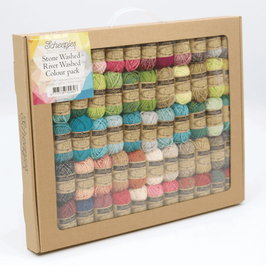 Scheepjes Stone Washed & River Washed Colour Pack