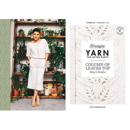 Scheepjes Yarn The After Party no. 104 - Column of Leaves Top (booklet) - (Knit)