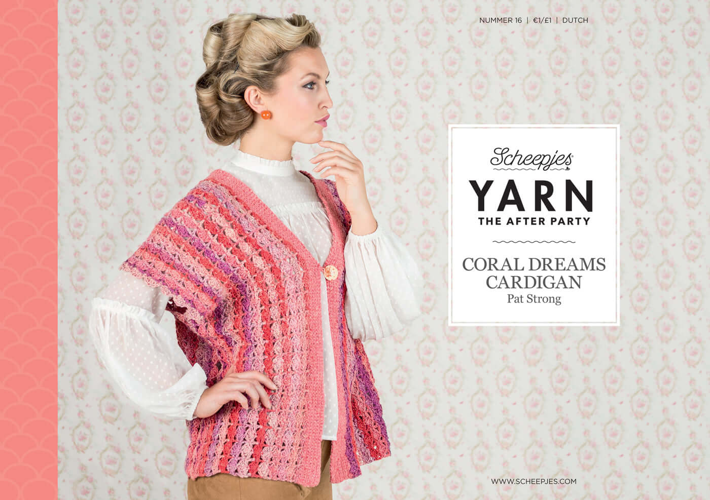 Scheepjes Yarn The After Party no. 16 - Coral Dreams Cardigan (booklet) - (Crochet)