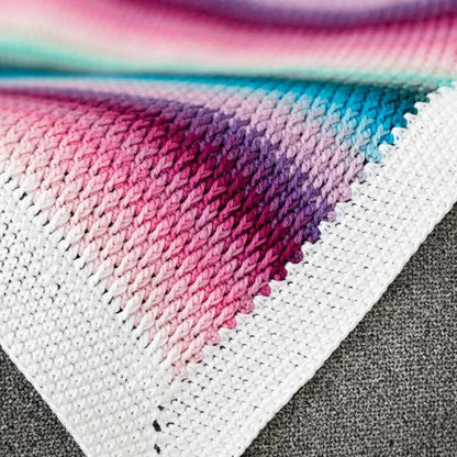 Alpine Stitch Baby Blanket by Haak Maar Raak - Yarn Kit