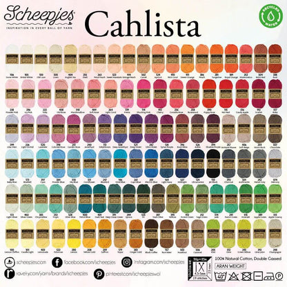 Scheepjes Cahlista Colour Pack - 109 x 15g
