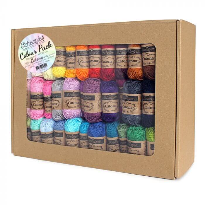 Scheepjes Catona Colour Pack - 109 x 10g