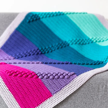Bobble Track Play Blanket by Haak Maar Raak - Yarn Kit