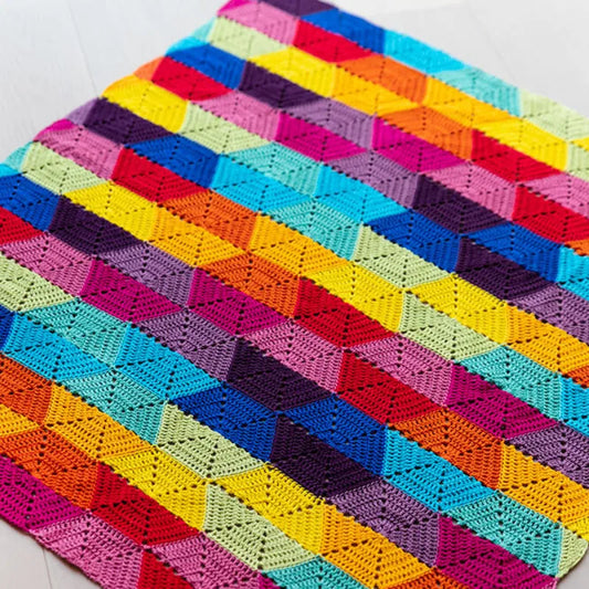 Colourful State of Mind Blanket by Haak Maar Raak - Yarn Kit