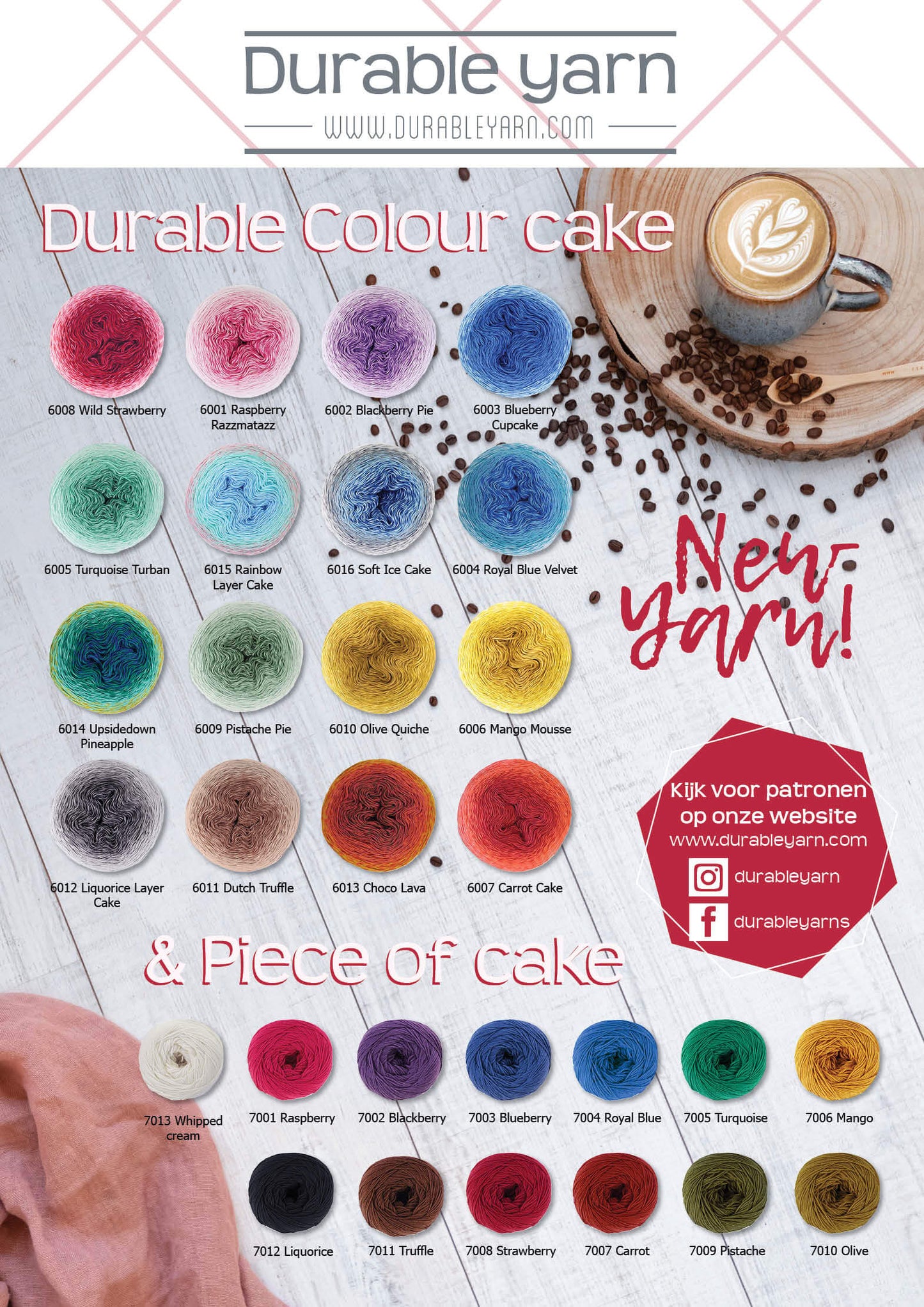Durable Colour Cake - 6015 Rainbow Layer Cake