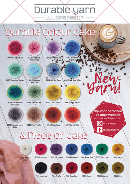 Durable Colour Cake - 6015 Rainbow Layer Cake