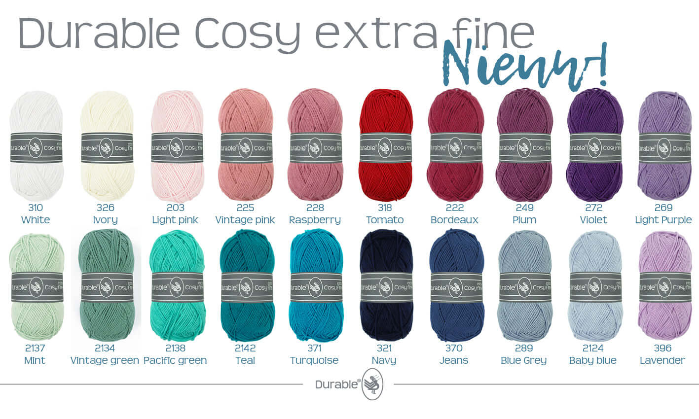 Durable Cosy Extra Fine - 2137 Mint