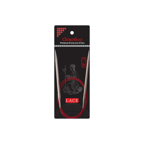 ChiaoGoo Red Lace Fixed Circular Knitting Needle - 80cm