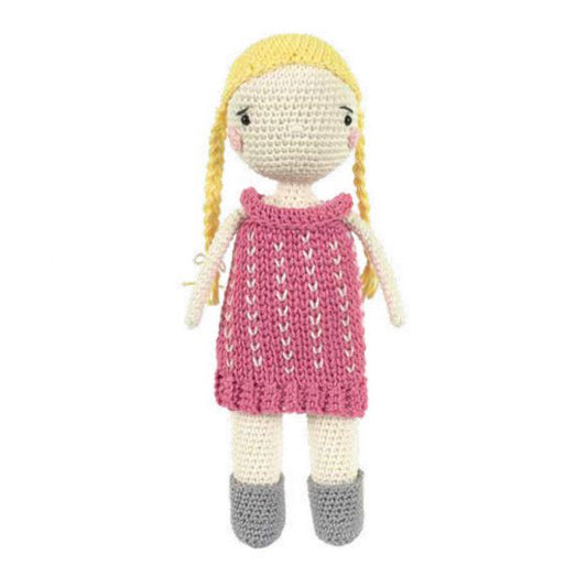 Tuva Crochet Kit Amigurumi with Scheepjes Catona - Scarlett Doll