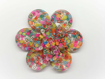 Fruit Salad Buttons - B001