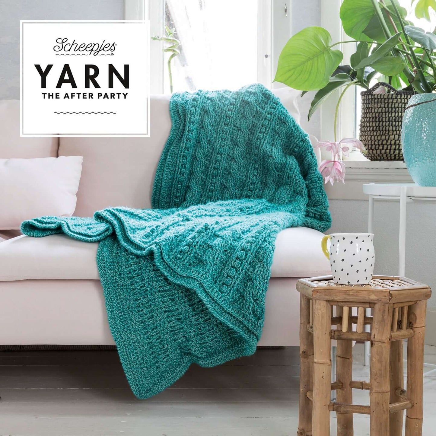 Scheepjes Yarn The After Party no. 24 - Popcorn & Cables Blanket (booklet) - (Crochet)