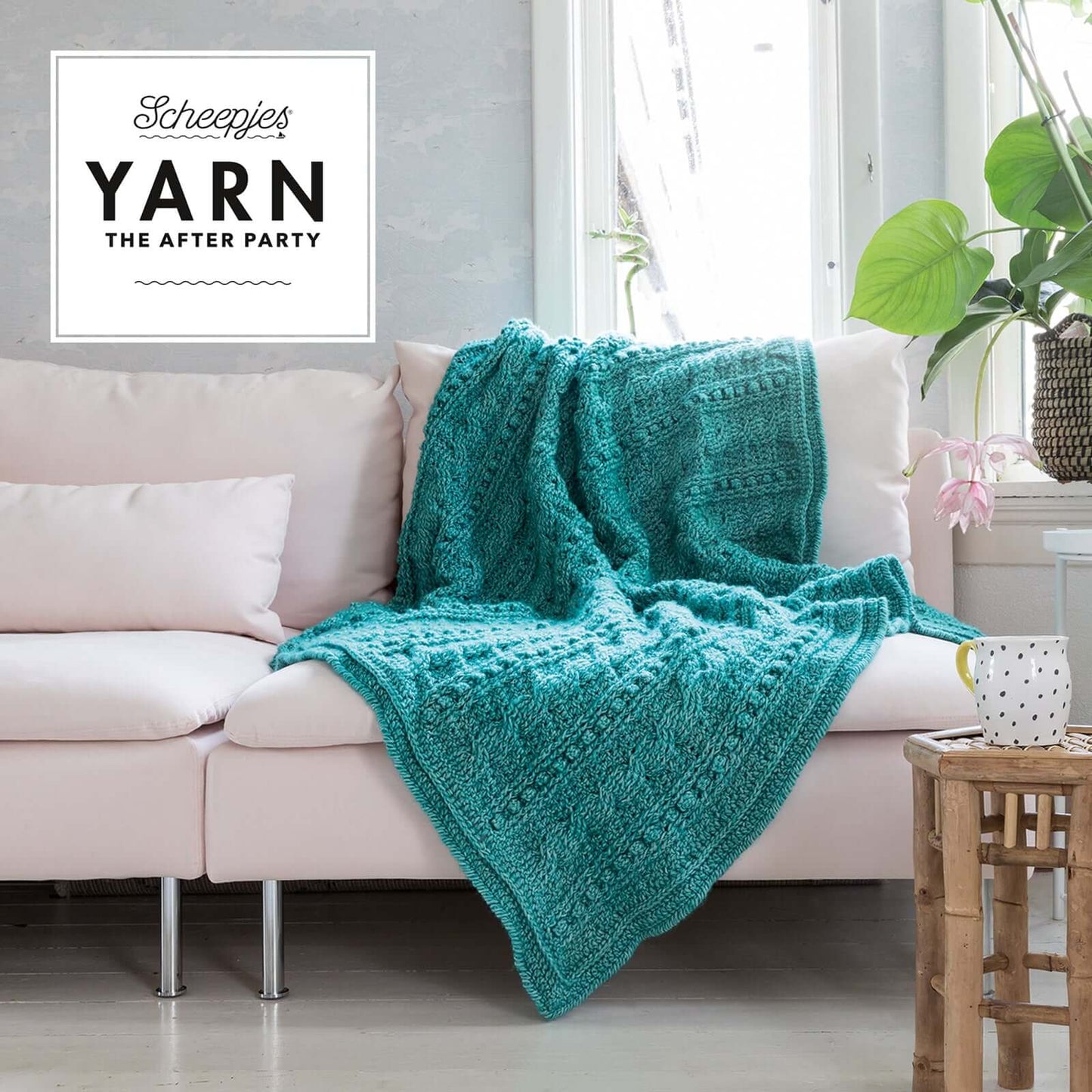 Scheepjes Yarn The After Party no. 24 - Popcorn & Cables Blanket (booklet) - (Crochet)