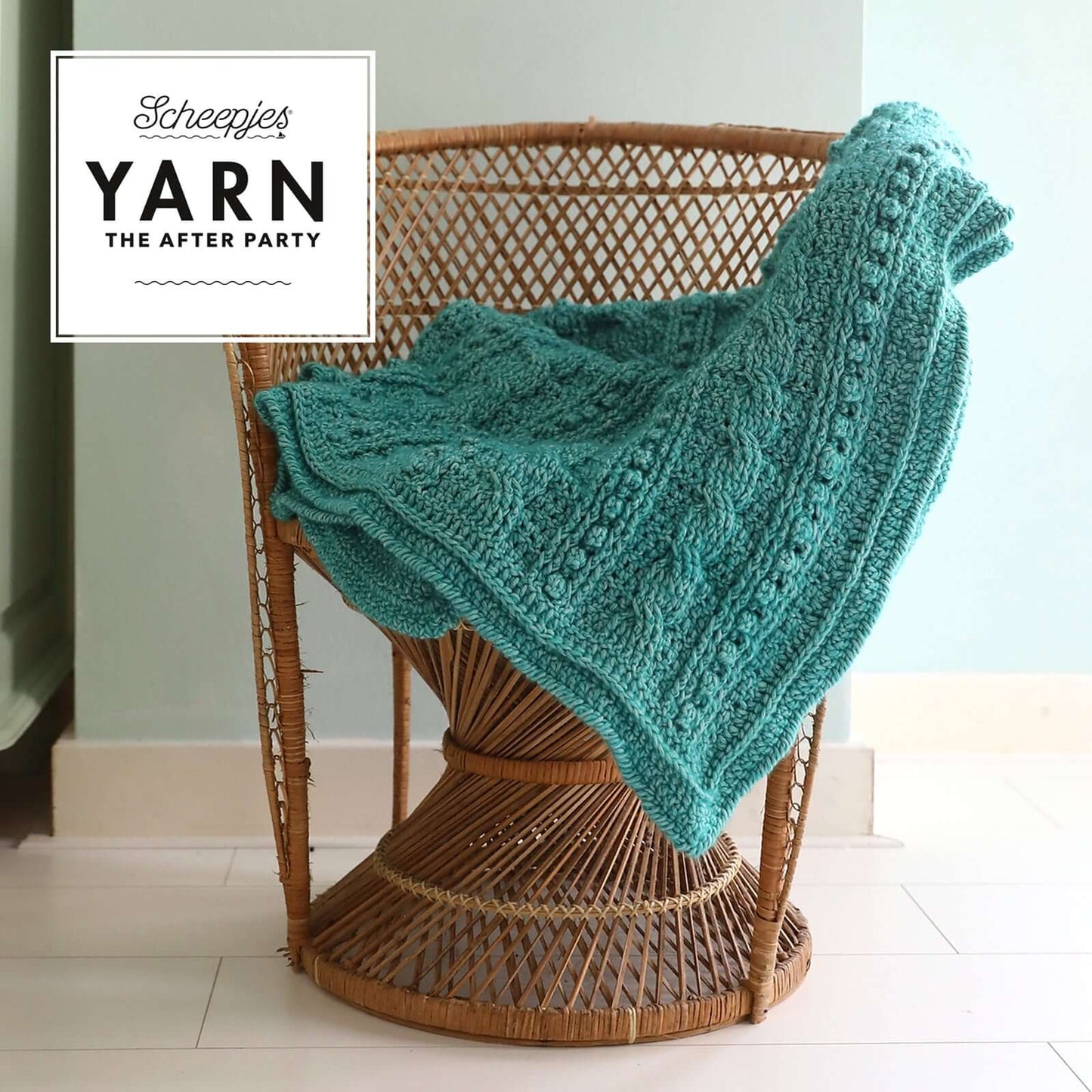 Scheepjes Yarn The After Party no. 24 - Popcorn & Cables Blanket (booklet) - (Crochet)