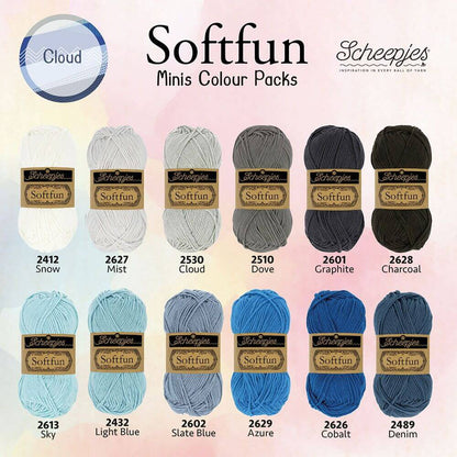 Scheepjes Softfun Minis Colour Pack - Cloud