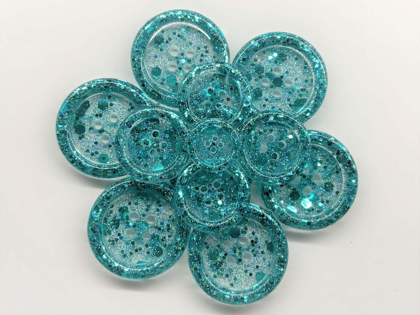 Turquoise Buttons - B006