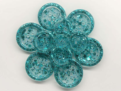 Turquoise Buttons - B006