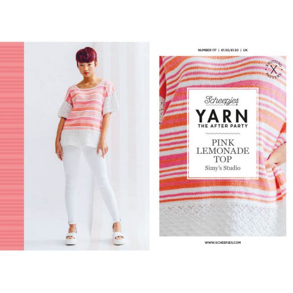 Scheepjes Yarn The After Party no. 117 - Pink Lemonade Top (booklet) - (Knit)