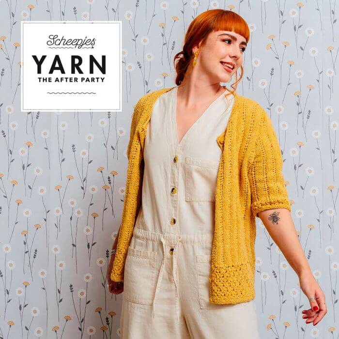 Scheepjes Yarn The After Party no. 121 - Worker Bee Cardigan (booklet) - (Knit)