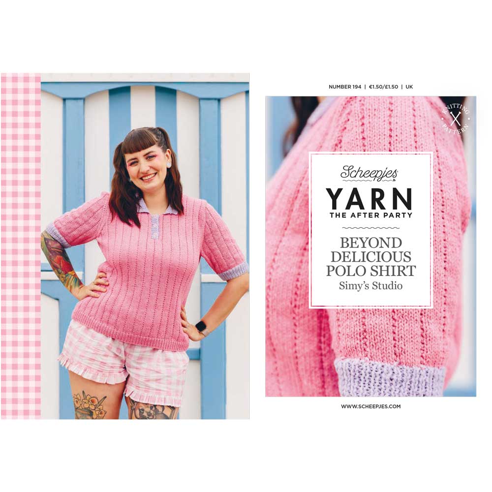 Scheepjes Yarn The After Party no. 194 - Beyond Delicious Polo Shirt (booklet) - (Knit)