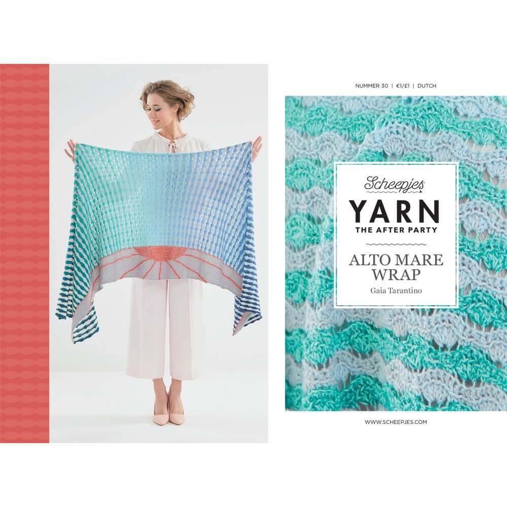 Scheepjes Yarn The After Party no. 30 - Alto Mare Wrap (booklet) - (Crochet)