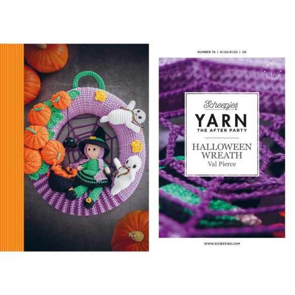 Scheepjes Yarn The After Party no. 76 - Halloween Wreath (booklet) - (Crochet)