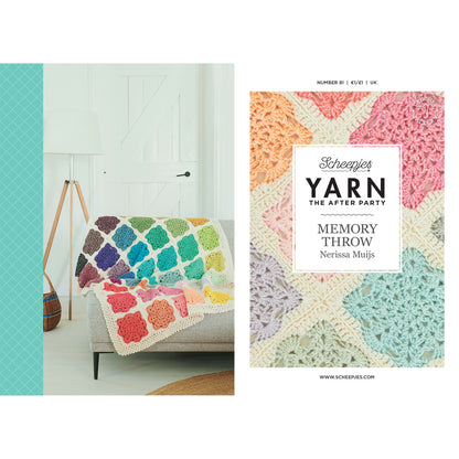 Scheepjes Yarn The After Party no. 81 - Memory Throw (booklet) - (Crochet)