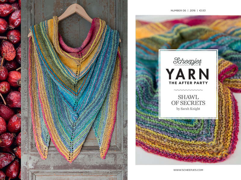 Scheepjes Yarn The After Party no. 06 - Shawl of Secrets (booklet) - (Knit)