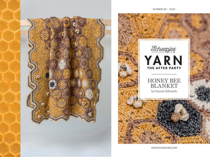Scheepjes Yarn The After Party no. 08 - Honey Bee Blanket (booklet) - (Crochet)
