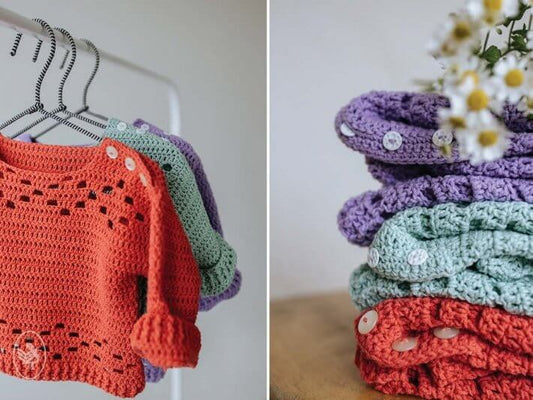 Baby Jumper UK Crochet - Instant Download