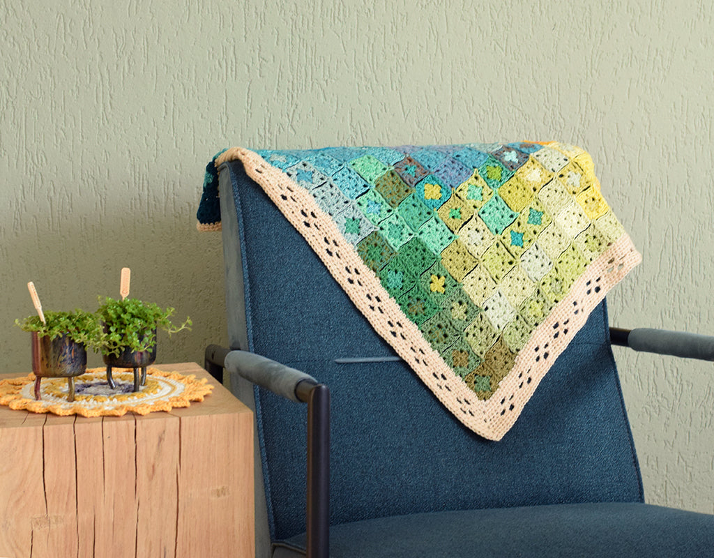 Watercolour Granny Blanket by A Spoonful of Yarn - Yarn Kit