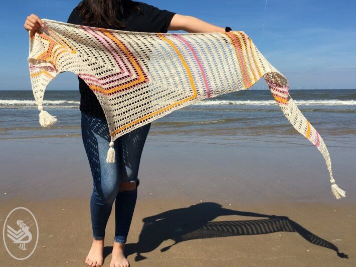 Meant to be Shawl Pattern US Crochet - Instant Download