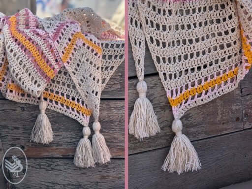 Meant to be Shawl Pattern US Crochet - Instant Download
