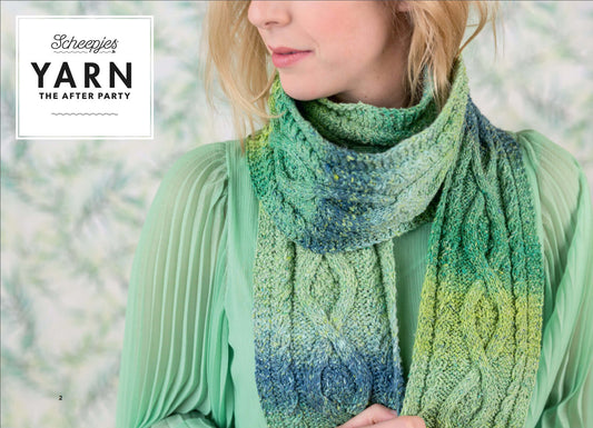 Scheepjes Yarn The After Party no. 12 - Mossy Cabled Scarf (booklet) - (Knit)