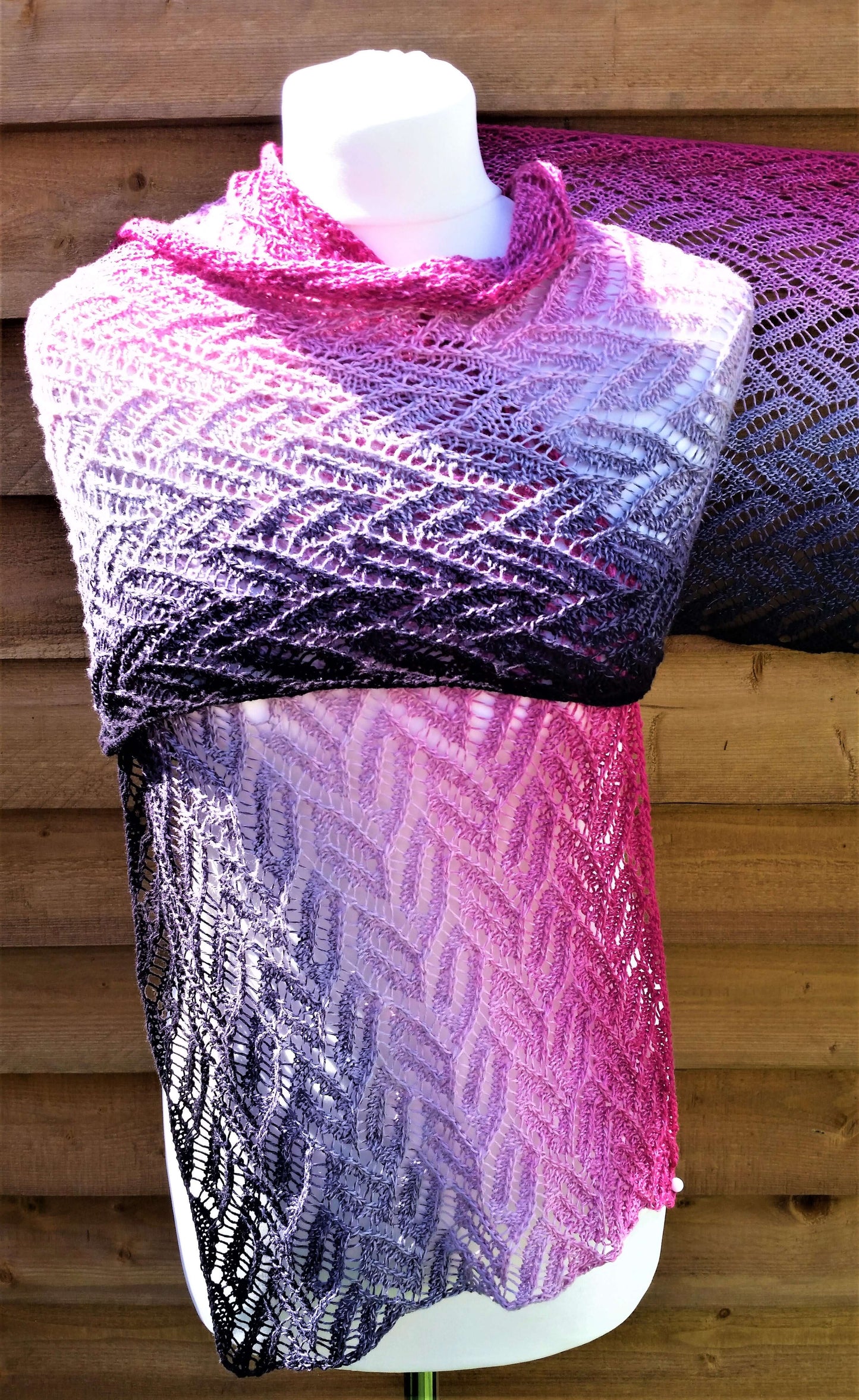 Lacey Shawl Pattern - Instant Download (Knit)